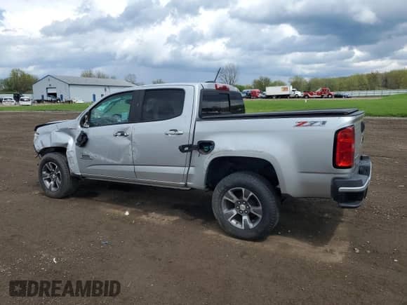 2017 Chevrolet Colorado 4WD Z71 with VIN 1GCPTDE18H1255984, listed as a Copart auction lot 65650175 with 82,165 mi miles and Salvage title. Bid and sale history available at DreamBid. Image 2.