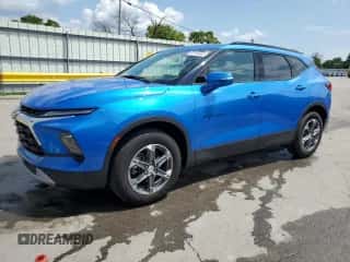 2024 Chevrolet Blazer LT с VIN 3GNKBDR46RS196670, выставлен на аукционе Copart как лот 66184465 с пробегом 30 432 миль миль и На запчасти • Non repairable. История ставок и продаж доступна на DreamBid. Изображение 1.