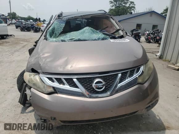 2013 Nissan Murano SL with VIN JN8AZ1MW5DW306696, listed as a Copart auction lot 59209285 with Not provided miles and Salvage title. Bid and sale history available at DreamBid. Image 5.