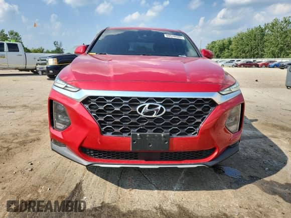 2020 Hyundai Santa Fe SEL with VIN 5NMS3CAD4LH224377, listed as a Copart auction lot 69578595 with 61,433 mi miles and Salvage title. Bid and sale history available at DreamBid. Image 5.