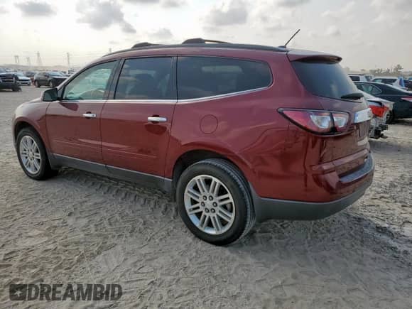 2015 Chevrolet Traverse LT z VIN 1GNKRGKDXFJ117215, wystawiony jako Copart lot #81450115 z przebiegiem 174 708 mil mil oraz Czysty tytuł • Clean title. Historia ofert i sprzedaży dostępna na DreamBid. Obrazek 2.