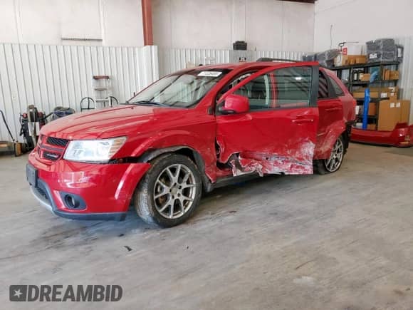 2012 Dodge Journey R/T with VIN 3C4PDDEG4CT258142, listed as a Copart auction lot 71326495 with 155,227 mi miles and Salvage title. Bid and sale history available at DreamBid. Image 1.