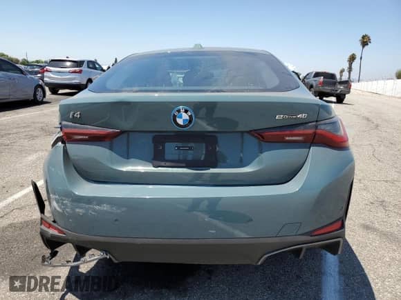 2025 BMW i4 eDrive40 с VIN WBY23HD01SFU78144, выставлен на аукционе Copart как лот 68218325 с пробегом Не указан миль и Списание • Salvage title. История ставок и продаж доступна на DreamBid. Изображение 6.