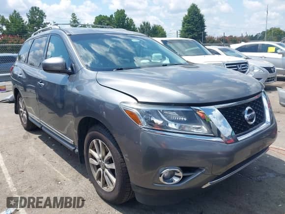 2015 Nissan Pathfinder SL with VIN 5N1AR2MM8FC709412, listed as a IAAI auction lot 42999877 with 178,002 mi miles and . Bid and sale history available at DreamBid. Image 13.