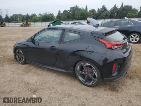 2019 Hyundai Veloster Turbo z VIN KMHTH6AB1KU008267, wystawiony jako Copart lot #66480505 z przebiegiem 130 768 mil mil oraz Szkoda całkowita • Salvage title. Historia ofert i sprzedaży dostępna na DreamBid. Obrazek 2.