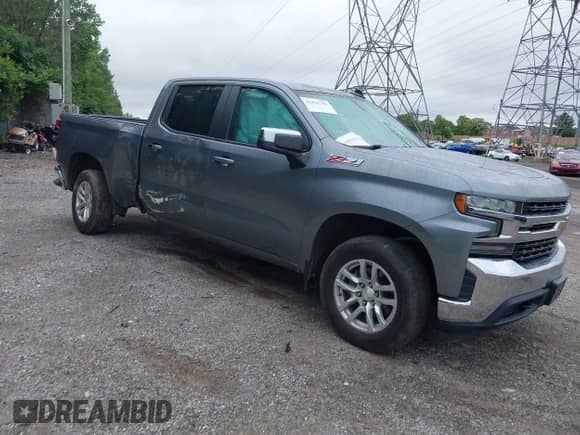 2019 Chevrolet Silverado 1500 LT with VIN 1GCUYDED9KZ185337, listed as a IAAI auction lot 42456750 with 120,402 mi miles and . Bid and sale history available at DreamBid. Image 1.