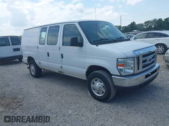 2012 Ford Econoline Cargo Super Duty Commercial with VIN 1FTSE3EL5CDA94999, listed as a IAAI auction lot 42921408 with 148,917 mi miles and . Bid and sale history available at DreamBid. Image 1.