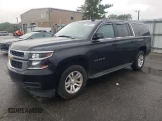 2019 Chevrolet Suburban LT with VIN 1GNSKHKC2KR142140, listed as a Copart auction lot 81406415 with 75,496 mi miles and Clean title. Bid and sale history available at DreamBid. Image 1.