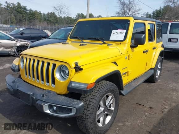 2021 Jeep Wrangler Unlimited Sahara с VIN 1C4HJXEG4MW624532, выставлен на аукционе IAAI как лот 41783382 с пробегом 81 116 миль миль и . История ставок и продаж доступна на DreamBid. Изображение 17.