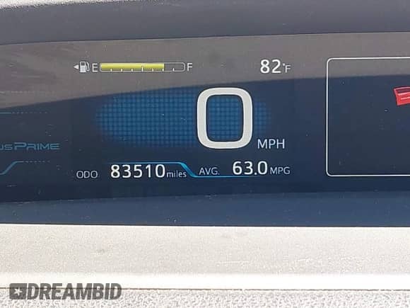 2019 Toyota Prius Plus с VIN JTDKARFP3K3113148, выставлен на аукционе IAAI как лот 42683697 с пробегом 83 510 миль миль и . История ставок и продаж доступна на DreamBid. Изображение 16.