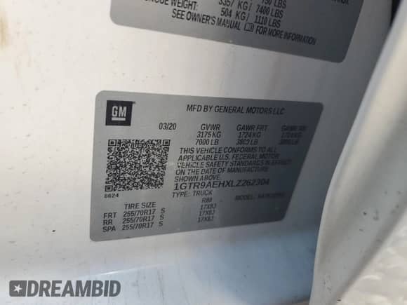 2020 GMC Sierra 1500 с VIN 1GTR9AEHXLZ262304, выставлен на аукционе Copart как лот 70575035 с пробегом 66 077 миль миль и Чистый • Clean title. История ставок и продаж доступна на DreamBid. Изображение 13.