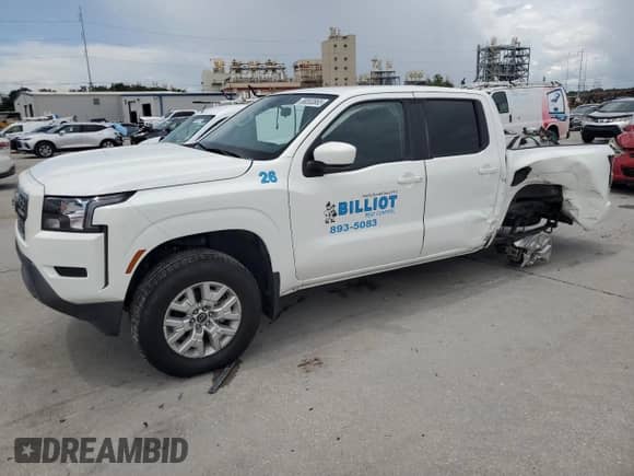 2022 Nissan Frontier S z VIN 1N6ED1EJ7NN649559, wystawiony jako Copart lot #66553865 z przebiegiem 22 389 mil mil oraz Szkoda całkowita • Salvage title. Historia ofert i sprzedaży dostępna na DreamBid. Obrazek 1.