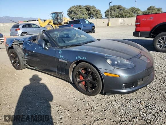 2013 Chevrolet Corvette Z16 Grand Sport 3LT with VIN 1G1YW3DW6D5103202, listed as a Copart auction lot 69495734 with 69,755 mi miles and Salvage title. Bid and sale history available at DreamBid. Image 4.