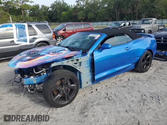2024 Chevrolet Camaro 2SS с VIN 1G1FH3D76R0115011, выставлен на аукционе Copart как лот 62269385 с пробегом 39 997 миль миль и Списание • Salvage title. История ставок и продаж доступна на DreamBid. Изображение 1.