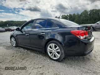 2012 Chevrolet Cruze LTZ z VIN 1G1PH5SC8C7302779, wystawiony jako Copart lot #83859095 z przebiegiem 149 723 mil mil oraz Szkoda całkowita • Salvage title. Historia ofert i sprzedaży dostępna na DreamBid. Obrazek 2.