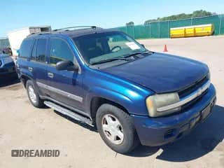 2003 Chevrolet TrailBlazer LT с VIN 1GNDS13S532411960, выставлен на аукционе IAAI как лот 42628696 с пробегом 231 630 миль миль и . История ставок и продаж доступна на DreamBid. Изображение 1.