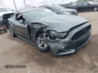 2015 Ford Mustang V6 with VIN 1FA6P8AM6F5388343, listed as a IAAI auction lot 42675442 with 109,920 mi miles and . Bid and sale history available at DreamBid. Image 1.