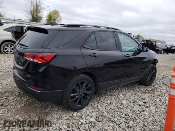 2022 Chevrolet Equinox RS с VIN 2GNAXWEV1N6129765, выставлен на аукционе Copart как лот 82094405 с пробегом 30 371 миль миль и Списание • Salvage title. История ставок и продаж доступна на DreamBid. Изображение 3.