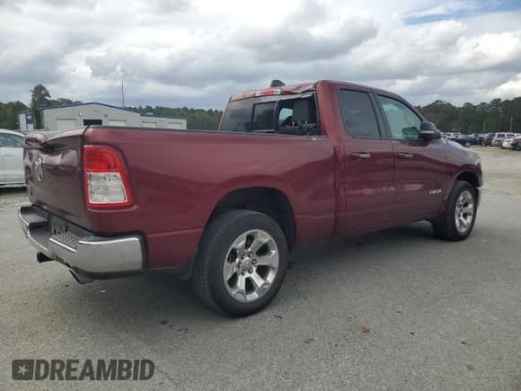 2019 Ram 1500 Big Horn with VIN 1C6RREBT6KN884038, listed as a Copart auction lot 74510464 with 62,721 mi miles and Salvage title. Bid and sale history available at DreamBid. Image 3.