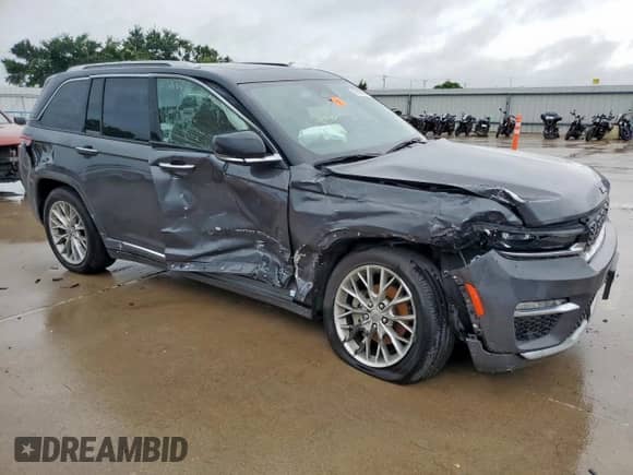 2022 Jeep Grand Cherokee Summit Reserve с VIN 1C4RJHEG6N8625357, выставлен на аукционе Copart как лот 60665995 с пробегом 81 624 миль миль и Списание • Salvage title. История ставок и продаж доступна на DreamBid. Изображение 4.