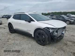 2025 Chevrolet Equinox EV RS с VIN 3GN7DSRP8SS171113, выставлен на аукционе Copart как лот 55507755 с пробегом 2 279 миль миль и Списание • Salvage title. История ставок и продаж доступна на DreamBid. Изображение 4.