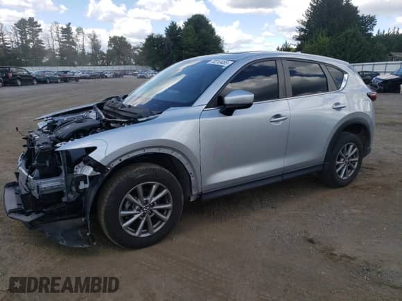 2022 Mazda CX-5 S Preferred with VIN JM3KFBCM7N0564454, listed as a Copart auction lot 70213455 with 35,235 mi miles and Salvage title. Bid and sale history available at DreamBid. Image 1.