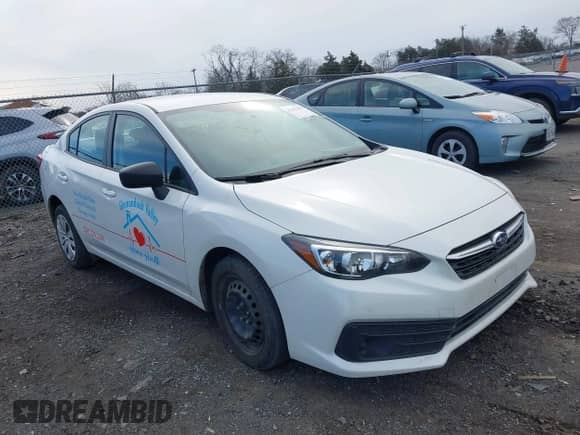 2022 Subaru Impreza with VIN 4S3GKAB60N3609434, listed as a IAAI auction lot 41661255 with 43,336 mi miles and . Bid and sale history available at DreamBid. Image 1.