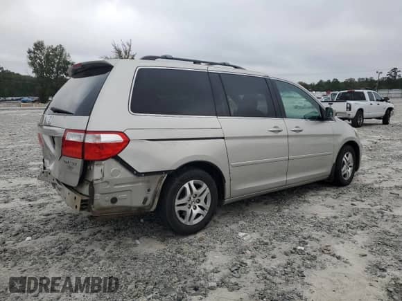 2005 Honda Odyssey EX z VIN 5FNRL38485B406723, wystawiony jako Copart lot #82227985 z przebiegiem 283 465 mil mil oraz Szkoda całkowita • Salvage title. Historia ofert i sprzedaży dostępna na DreamBid. Obrazek 3.