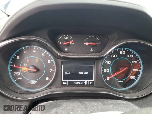 2017 Chevrolet Cruze LT with VIN 1G1BE5SM1H7126127, listed as a Copart auction lot 83778305 with 114,370 mi miles and Clean title. Bid and sale history available at DreamBid. Image 9.