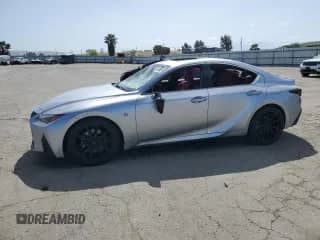2022 Lexus IS 350 F Sport z VIN JTHGZ1B24N5049400, wystawiony jako Copart lot #54410405 z przebiegiem 62 560 mil mil oraz Szkoda całkowita • Salvage title. Historia ofert i sprzedaży dostępna na DreamBid. Obrazek 1.