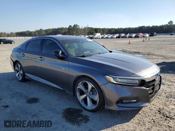 2020 Honda Accord Touring with VIN 1HGCV2F97LA010525, listed as a Copart auction lot 46456875 with 61,187 mi miles and Salvage title. Bid and sale history available at DreamBid. Image 4.