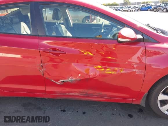 2013 Hyundai Elantra GLS with VIN KMHDH4AE2DU939091, listed as a IAAI auction lot 43188117 with 81,268 mi miles and . Bid and sale history available at DreamBid. Image 6.