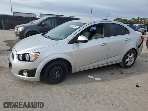 2015 Chevrolet Sonic LTZ with VIN 1G1JE5SB8F4187841, listed as a Copart auction lot 80360905 with 87,546 mi miles and Salvage title. Bid and sale history available at DreamBid. Image 1.