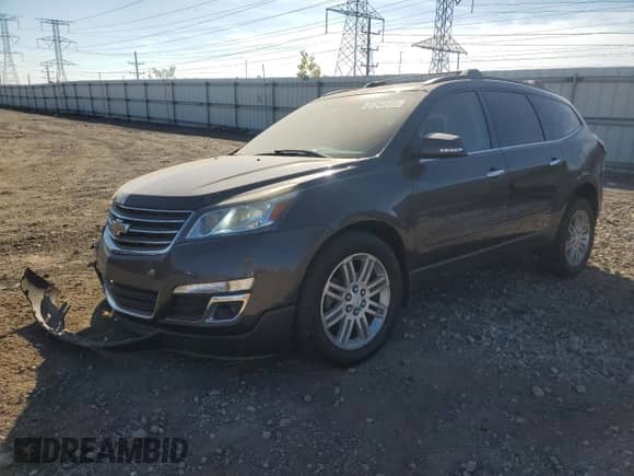2015 Chevrolet Traverse LT with VIN 1GNKVGKD5FJ340239, listed as a Copart auction lot 81843505 with 117,341 mi miles and Salvage title. Bid and sale history available at DreamBid. Image 1.