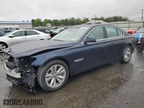 2010 BMW 7 Series 750i xDrive with VIN WBAKC6C50AC393571, listed as a Copart auction lot 56537935 with 134,159 mi miles and Salvage title. Bid and sale history available at DreamBid. Image 1.