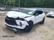 2024 Chevrolet Blazer LT with VIN 3GNKBCR45RS205773, listed as a IAAI auction lot 42981312 with 18,582 mi miles and . Bid and sale history available at DreamBid. Image 2.