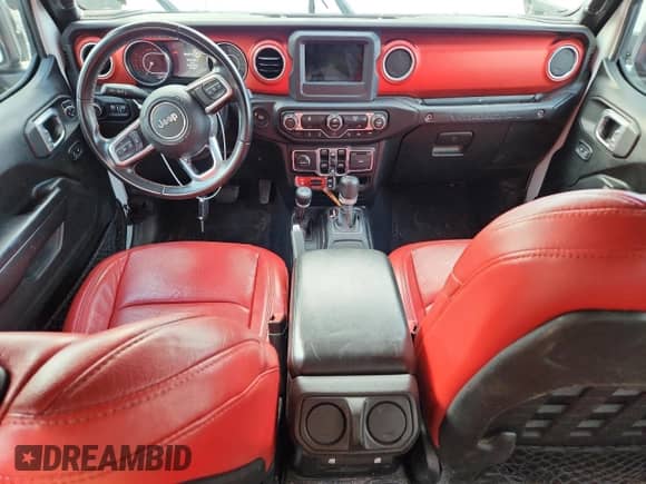 2021 Jeep Wrangler Unlimited Rubicon z VIN 1C4HJXFN9MW511737, wystawiony jako Copart lot #64095425 z przebiegiem 49 368 mil mil oraz Szkoda całkowita • Salvage title. Historia ofert i sprzedaży dostępna na DreamBid. Obrazek 8.