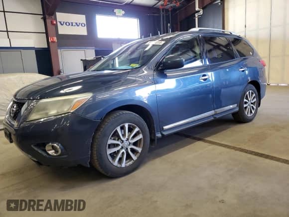 2013 Nissan Pathfinder SL with VIN 5N1AR2MM0DC623086, listed as a Copart auction lot 87488855 with 230,760 mi miles and Clean title. Bid and sale history available at DreamBid. Image 1.