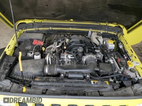 2023 Jeep Wrangler Willys with VIN 1C4HJXDG0PW653712, listed as a Copart auction lot 58603245 with 66,598 mi miles and Salvage title. Bid and sale history available at DreamBid. Image 12.