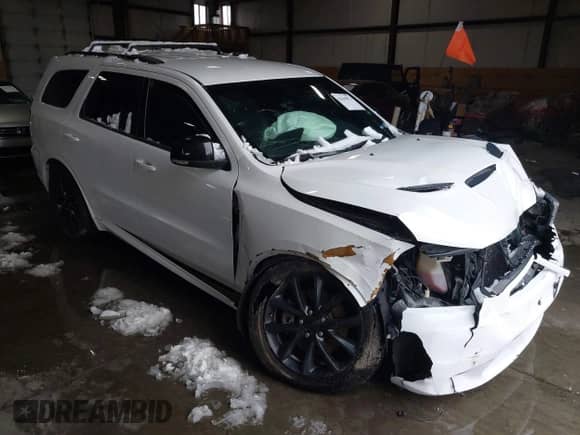 2018 Dodge Durango R/T with VIN 1C4SDJCT6JC462846, listed as a IAAI auction lot 41619972 with 97,234 mi miles and . Bid and sale history available at DreamBid. Image 1.