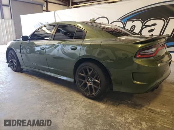 2022 Dodge Charger R/T with VIN 2C3CDXCT8NH240405, listed as a Copart auction lot 53074865 with 75,634 mi miles and Salvage title. Bid and sale history available at DreamBid. Image 2.