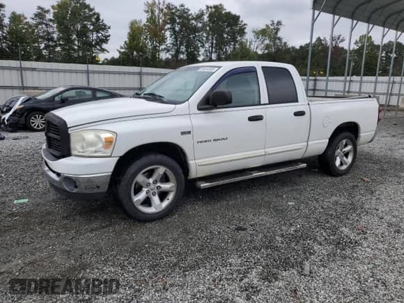 2007 Dodge 1500 SLT с VIN 1D7HA18227J571236, выставлен на аукционе Copart как лот 84544905 с пробегом 208 679 миль миль и Списание • Salvage title. История ставок и продаж доступна на DreamBid. Изображение 1.