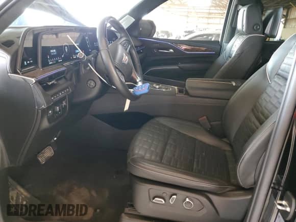 2023 Cadillac Escalade 4WD Sport Platinum with VIN 1GYS4GKL4PR454846, listed as a Copart auction lot 67193975 with 20,250 mi miles and Salvage title. Bid and sale history available at DreamBid. Image 7.