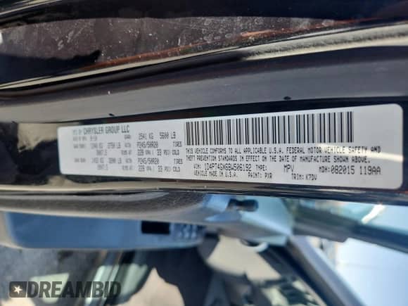 2011 Dodge Nitro Heat with VIN 1D4PT4GX6BW506192, listed as a Copart auction lot 58795955 with 231,377 mi miles and Salvage title. Bid and sale history available at DreamBid. Image 12.