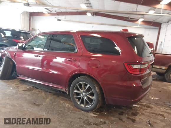 2017 Dodge Durango GT with VIN 1C4RDJDG6HC878695, listed as a IAAI auction lot 43504498 with 163,654 mi miles and . Bid and sale history available at DreamBid. Image 3.