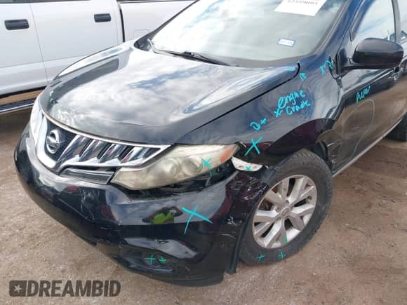 2011 Nissan Murano SL с VIN JN8AZ1MW4BW180540, выставлен на аукционе IAAI как лот 42559095 с пробегом 162 931 миль миль и . История ставок и продаж доступна на DreamBid. Изображение 6.
