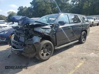 2024 Chevrolet Tahoe Commercial with VIN 1GNSCLED6RR222099, listed as a Copart auction lot 71847315 with Not provided miles and Salvage title. Bid and sale history available at DreamBid. Image 1.