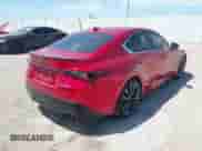 2021 Lexus IS 350 F Sport with VIN JTHGZ1B20M5041664, listed as a IAAI auction lot 42620252 with 51,389 mi miles and . Bid and sale history available at DreamBid. Image 4.