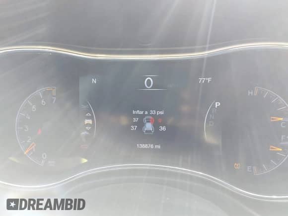 2017 Jeep Grand Cherokee Overland with VIN 1C4RJFCG4HC729662, listed as a IAAI auction lot 43282727 with 138,876 mi miles and . Bid and sale history available at DreamBid. Image 7.