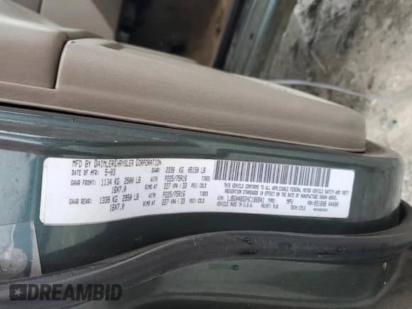 2004 Jeep Grand Cherokee с VIN 1J8GX48S24C186841, выставлен на аукционе Copart как лот 44897935 с пробегом Не указан миль и Списание • Salvage title. История ставок и продаж доступна на DreamBid. Изображение 13.